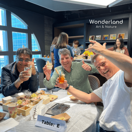 【乾燥花蠟燭】團體工作坊