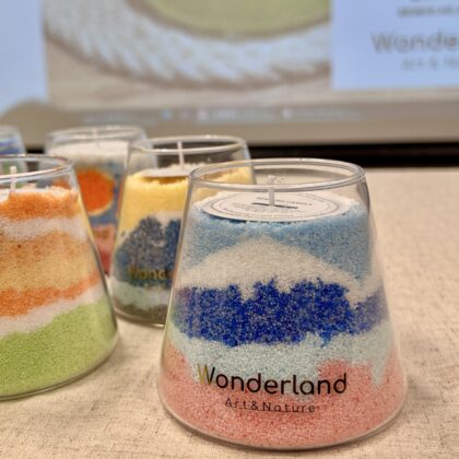 沙畫香薰蠟燭杯工作坊