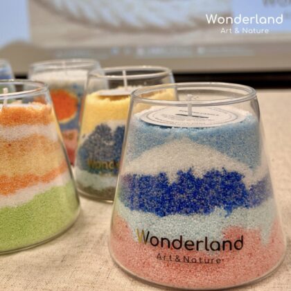 沙畫香薰蠟燭杯工作坊