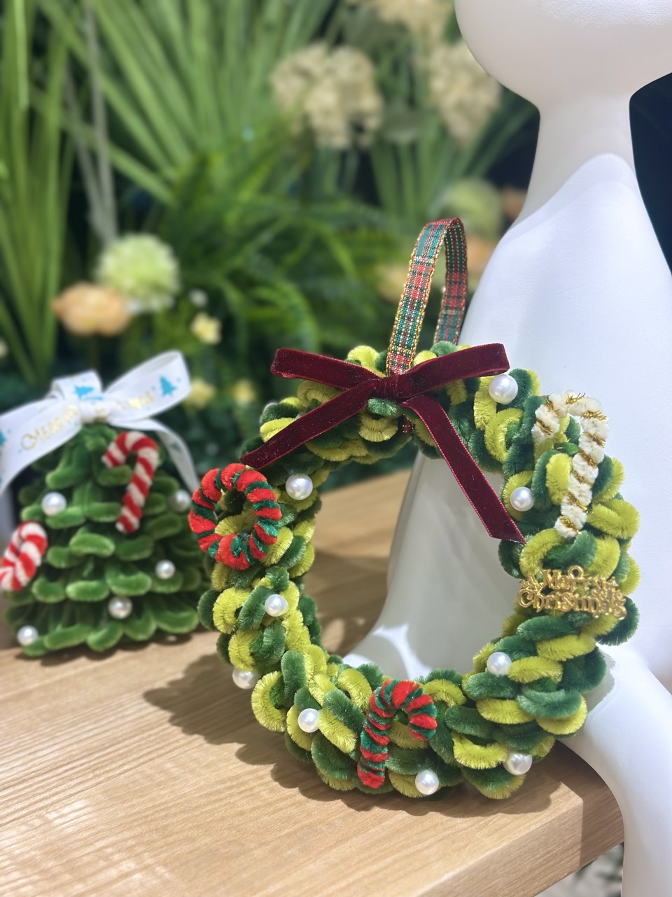 扭扭棒聖誕花環工作坊